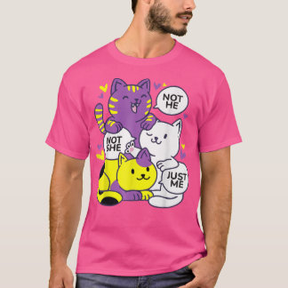 Gender Fluidity Not He Not She Just Me Non Binary  T-Shirt