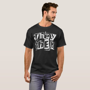 Gender Identity Pronouns They Them T-Shirt