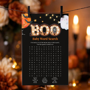 Gender Neutral A Little Boo Word Search Game
