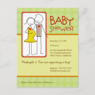 Gender Neutral Baby Shower Invitation