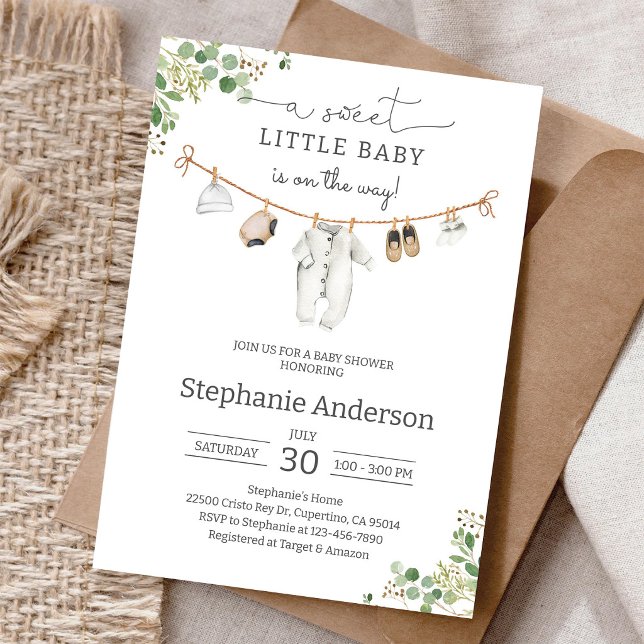 Gender-Neutral Baby Shower Invitation (Creator Uploaded)