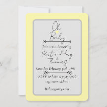 Gender Neutral baby shower invite