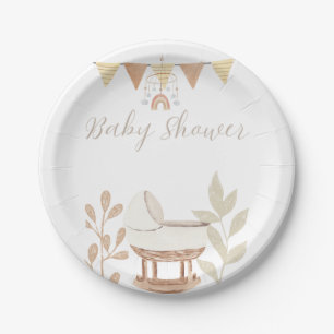 Gender Neutral Baby Shower  Paper Plate