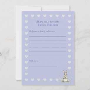 Gender Neutral Baby Shower Prediction Game Card