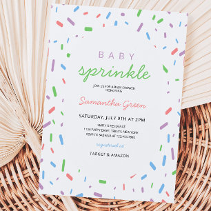 Gender Neutral Baby Sprinkle Invitation