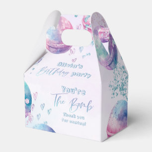Gender neutral Bath bomb crafts birthday party Favour Box