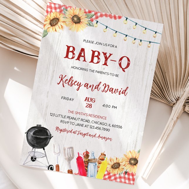 Gender Neutral BBQ Baby Shower Invitation (Creator Uploaded)