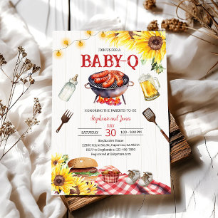 Gender Neutral BBQ Baby Shower Invitation