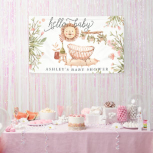Gender Neutral   Boho Baby Shower Welcome Banner