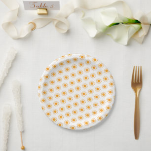 Gender Neutral Boho Sun Baby Shower Paper Plate