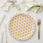 Gender Neutral Boho Sun Baby Shower Paper Plate<br><div class="desc">Ideal for baby showers and celebrations with the earth tone natural aesthetic,  these beige paper plates are a charming choice for gender neutral baby shower decor with a cute texture sun pattern.</div>