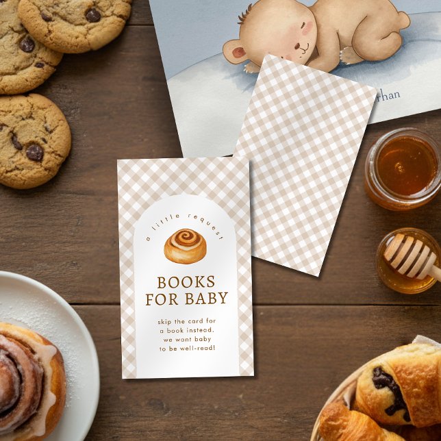 Gender Neutral Bun In The Oven Books For Baby Enclosure Card (Creator Uploaded)