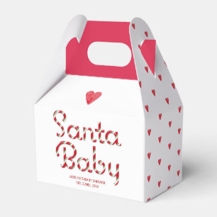 Gender Neutral Christmas Baby Shower Favour Box