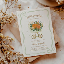 Gender Neutral Fall Little Pumpkin Baby Shower