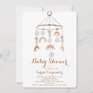 Gender Neutral Nursery Baby Shower Invitation