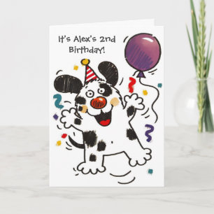 Gender neutral puppy customisable invitations