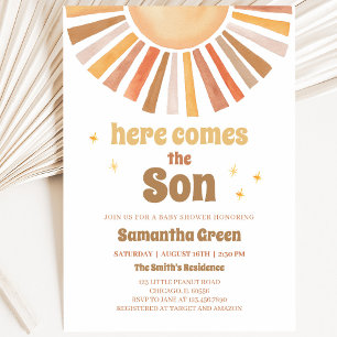 Gender Neutral Sunshine Baby Shower Invitation