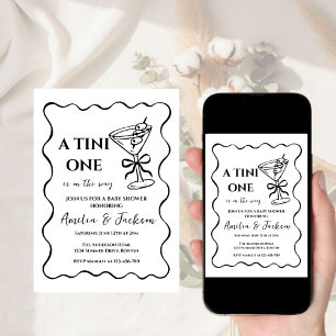 Gender Neutral Tiny One is on the Way, Baby Shower Invitation