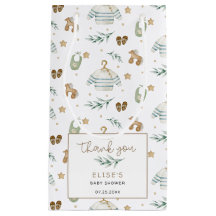 Gender Neutral Vintage Toys Baby Shower Thank You