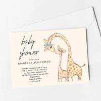 Gender Neutral Yellow Giraffe Baby Shower