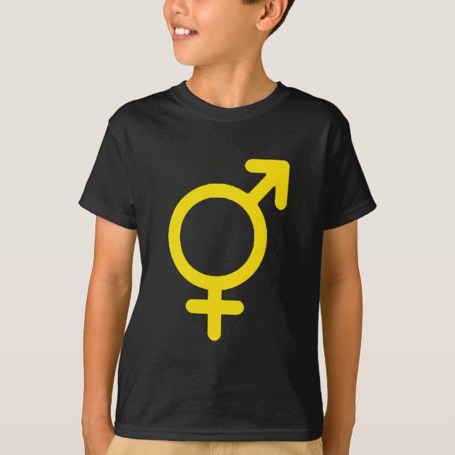 Gender Neutral Yellow The MUSEUM Zazzle Gifts T-Shirt (Front)