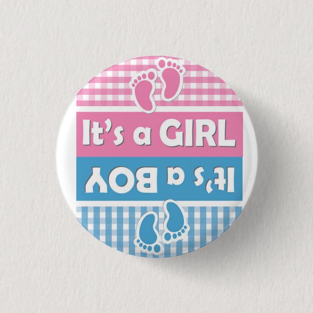 Gender Poll 3 Cm Round Badge (Front)