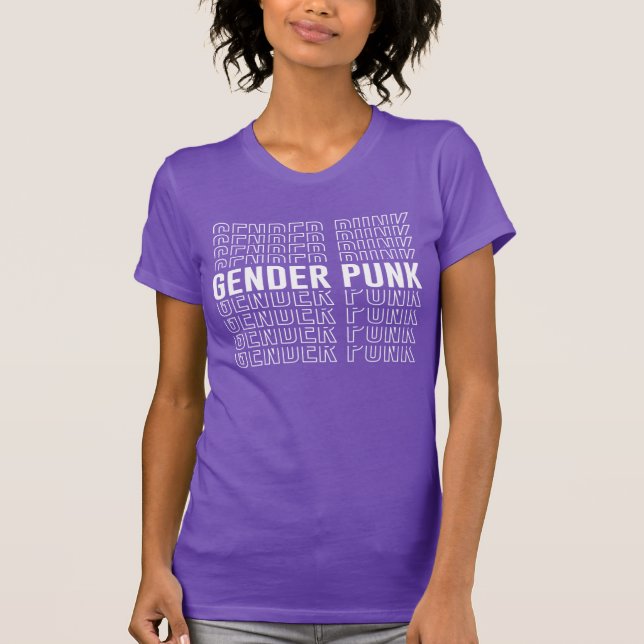 Gender Punk Pattern T-Shirt (Front)