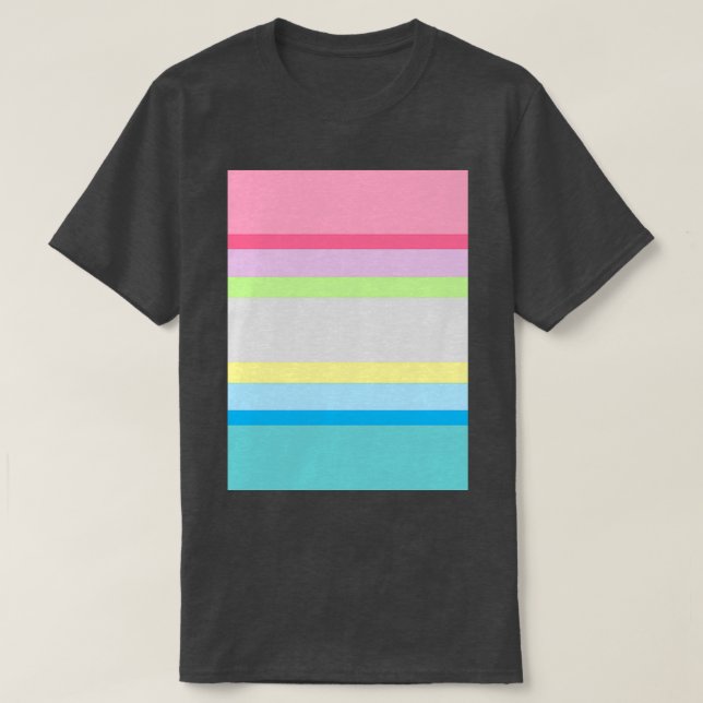 Gender Questioning Flag T-Shirt (Design Front)