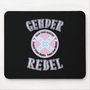 Gender Rebel Sticker Mouse Pad