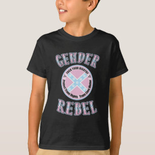 Gender Rebel Sticker  T-Shirt