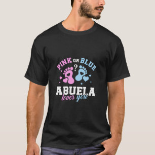 Gender Reveal Abuela Grandma T-Shirt