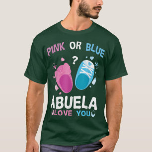 Gender reveal Abuela Grandma T-Shirt