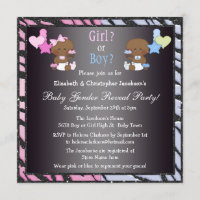 Gender Reveal African American Babies & Cupcakes