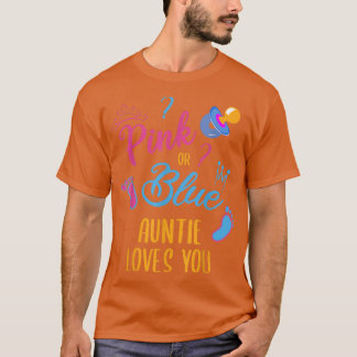 Gender Reveal AUNTIE AUNT370 T-Shirt