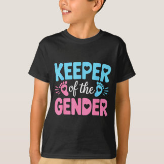Gender Reveal Baby Announcement Keeper Of The T-Shirt