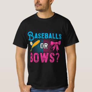 Gender Reveal Baseball Quote for a Baseball Family T-Shirt