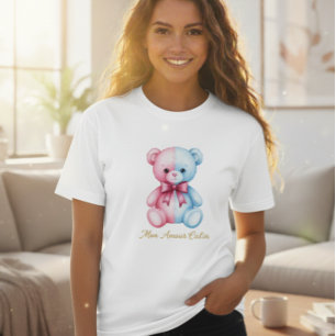 Gender Reveal Bear T-Shirt