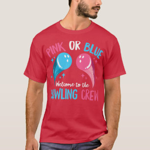 Gender Reveal Bowling Design for a Bowling Lover T-Shirt