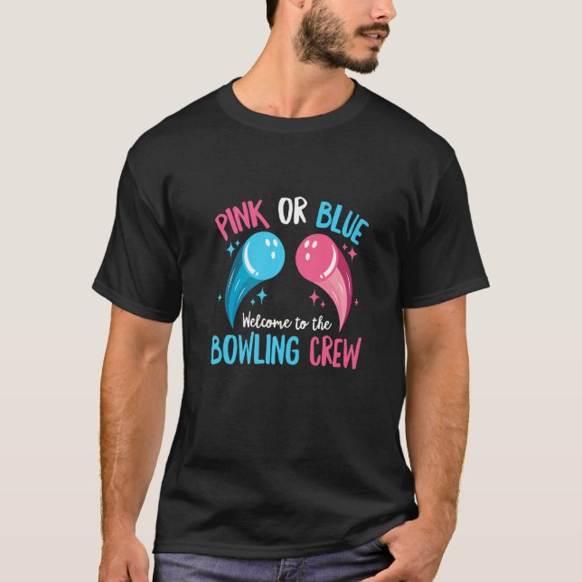 Gender Reveal Bowling For A Bowling T-Shirt (Front)