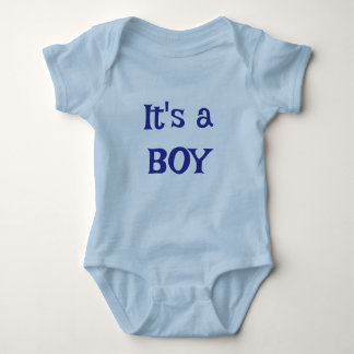 Gender Reveal Boy Baby Bodysuit