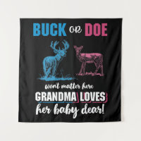 Gender Reveal Buck or Doe Party Grandma