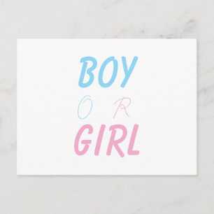 Gender reveal card