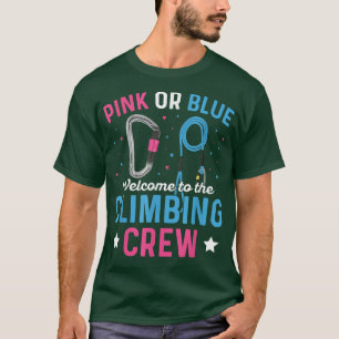 Gender Reveal Climbing Design for a Climber T-Shirt