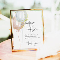 Gender Reveal Diaper Raffle Baby Shower Game