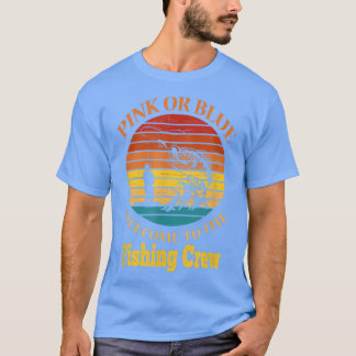 Gender Reveal Fishing Design for a Fishermen  T-Shirt