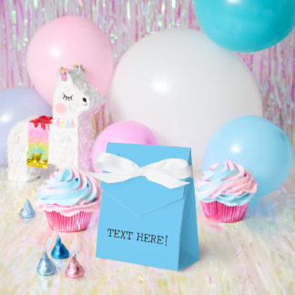 Gender reveal gift bag favour box