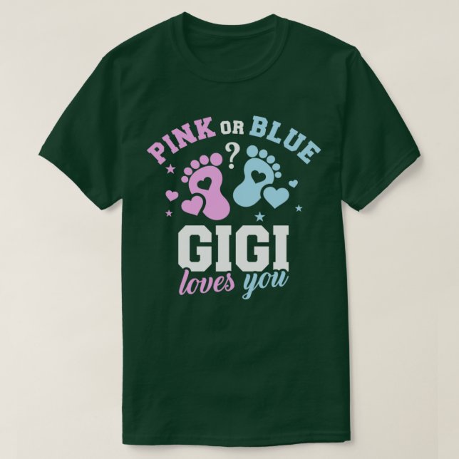 Gender reveal gigi T-Shirt (Design Front)