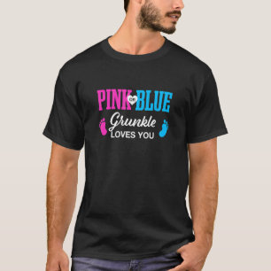 Gender Reveal Grunkle Baby Shower Great uncle 2 T-Shirt