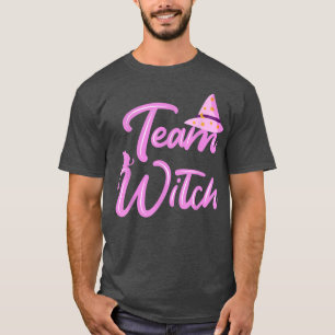 Gender Reveal Halloween Team Witch T-Shirt