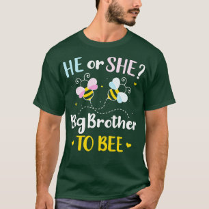 Gender reveal he or she brother matching baby part T-Shirt